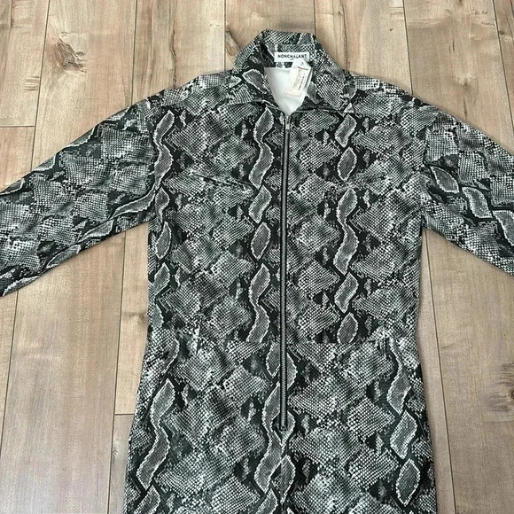 NONchalant Label Revolve Python Jumpsuit RARE! Sz XS - Picture 2 of 13